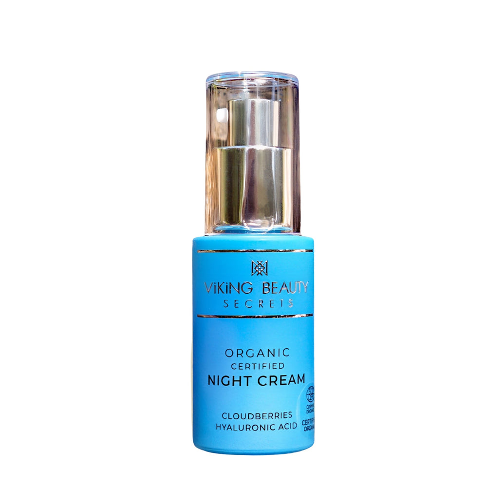 VIKING BEAUTY SECRETS Certified Organic Restorative Night Cream with Cloudberries 30ml
